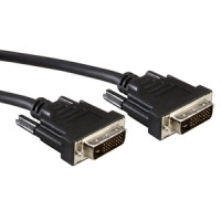 Kabel DVI, DVI-D  Dual Link, M/M, 2.0m, crni